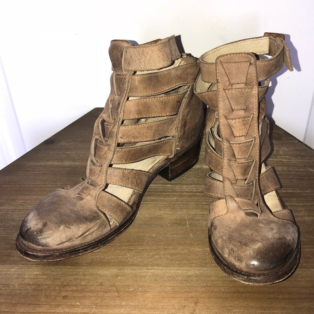 Freebird by Steven Stone woven booties